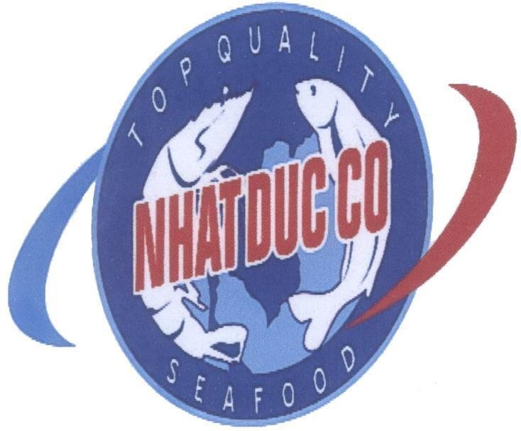 Mẫu nhãn hiệu NHATDUC CO TOP QUALITY SEAFOOD