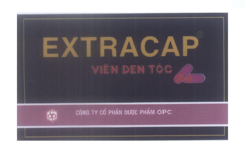 Mẫu nhãn hiệu EXTRACAP Viên Đen Tóc Công Ty Cổ Phần Dược Phẩm OPC