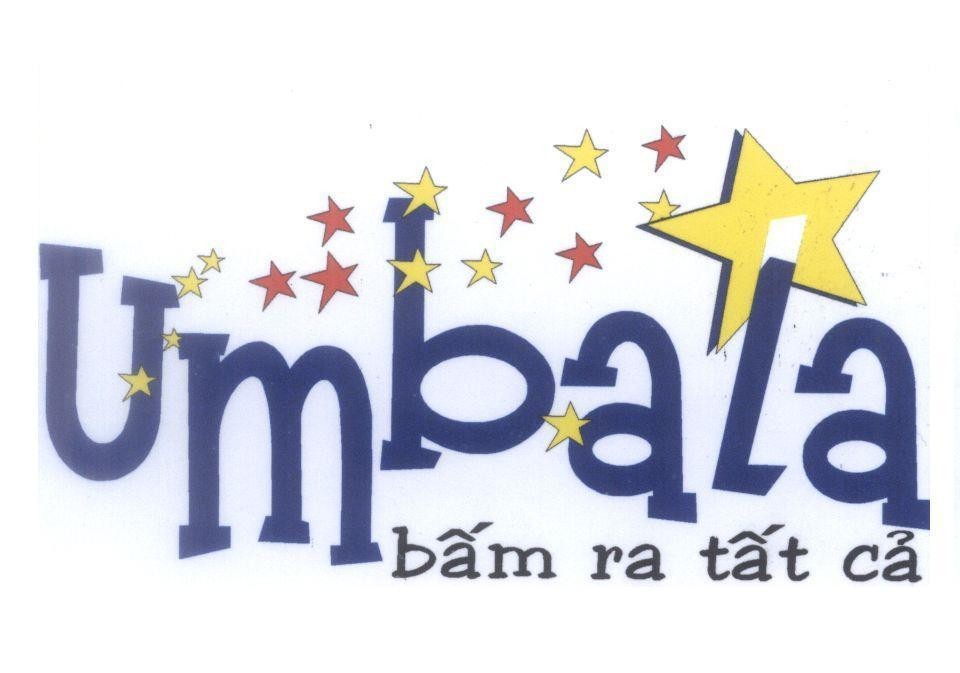 Mẫu nhãn hiệu Umbala bấm ra tất cả
