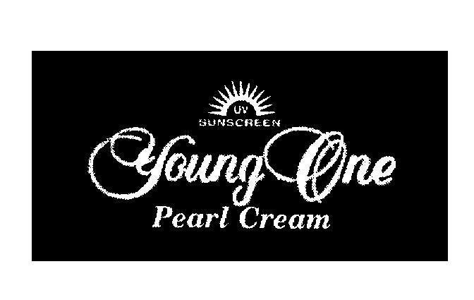 Mẫu nhãn hiệu UV SUNSCREEN Young One Pearl Cream