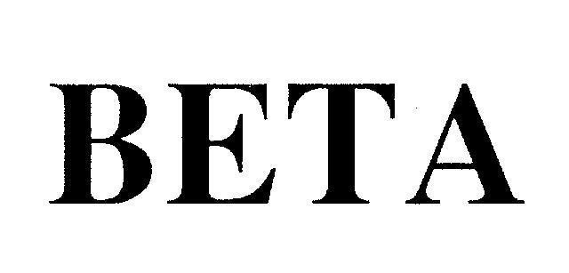 Mẫu nhãn hiệu BETA