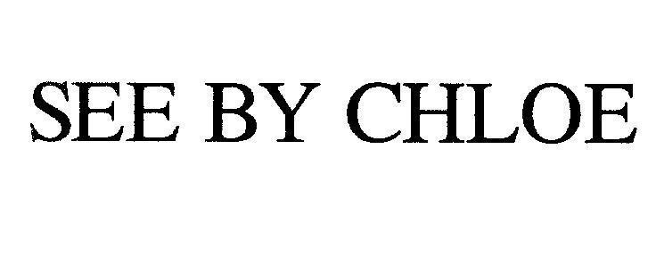 Mẫu nhãn hiệu SEE BY CHLOE