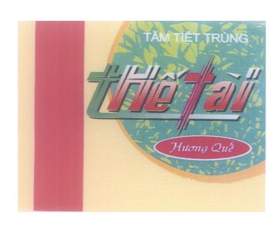 Mẫu nhãn hiệu Tăm Tiệt Trùng Thế Tài Hương Quế