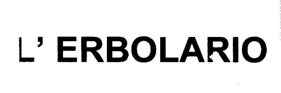 Mẫu nhãn hiệu L' ERBOLARIO