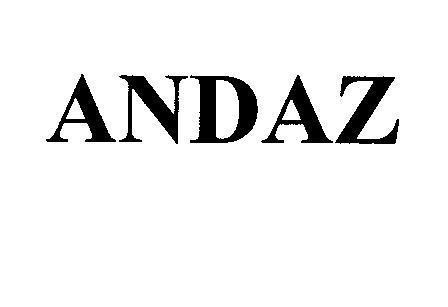 Mẫu nhãn hiệu ANDAZ