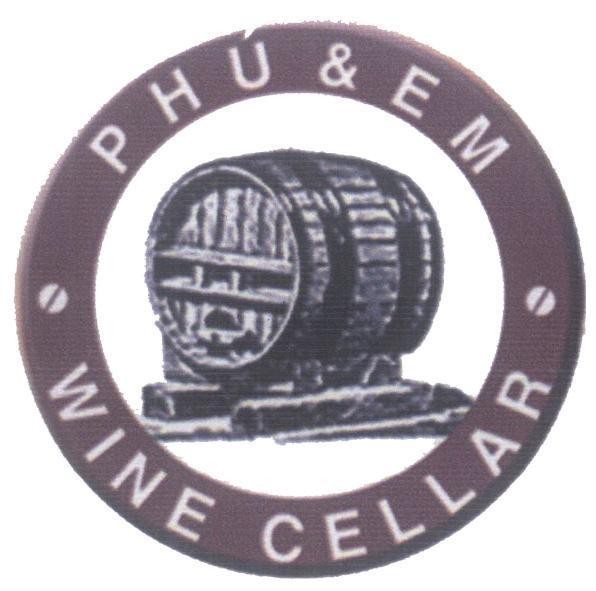 Mẫu nhãn hiệu Phú & Em WINE CELLAR