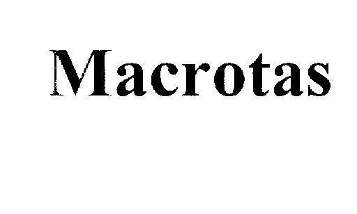 Mẫu nhãn hiệu Macrotas