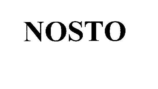 Mẫu nhãn hiệu NOSTO