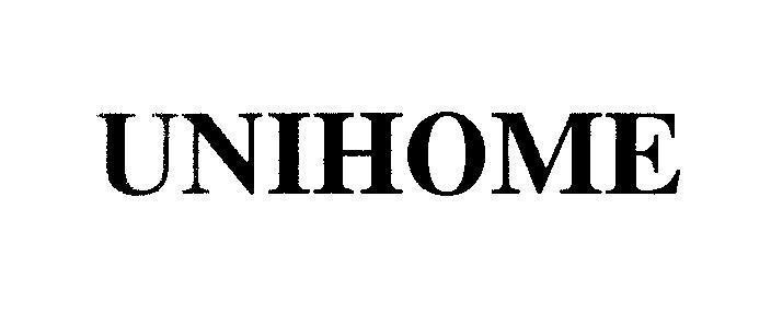 Mẫu nhãn hiệu UNIHOME