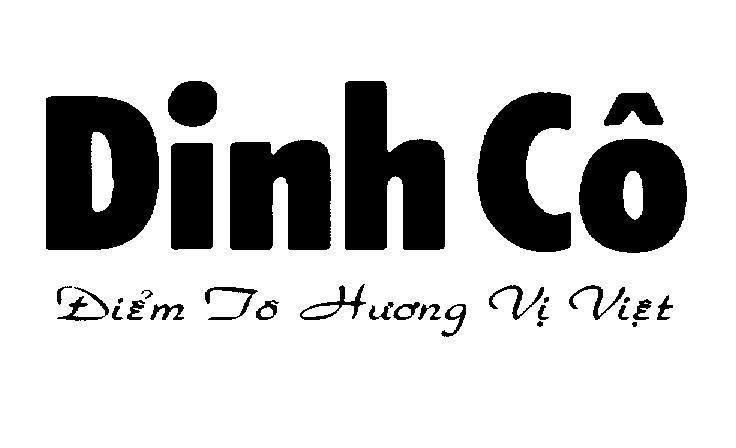 Mẫu nhãn hiệu Dinh Cô Điểm Tô Hương Vị Việt