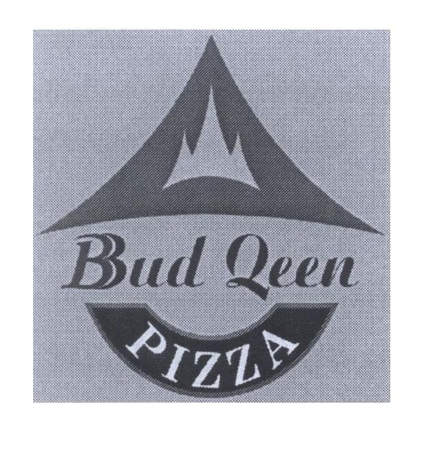 Mẫu nhãn hiệu Bud Qeen PIZZA