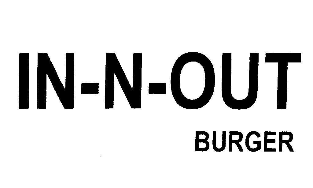 Mẫu nhãn hiệu IN-N-OUT BURGER