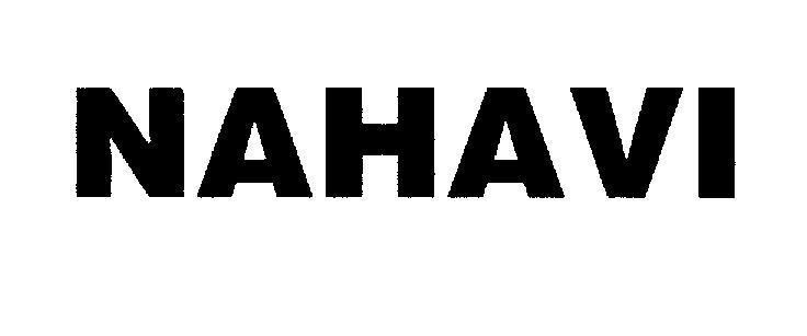 Mẫu nhãn hiệu NAHAVI