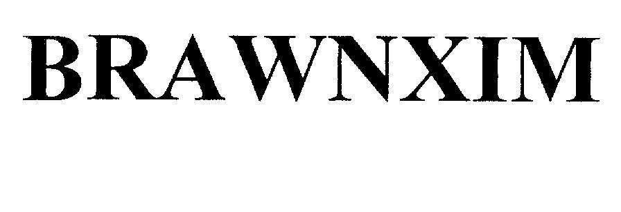 Mẫu nhãn hiệu BRAWNXIM