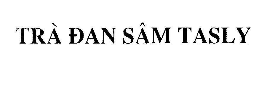 Mẫu nhãn hiệu Trà Đan Sâm TASLY