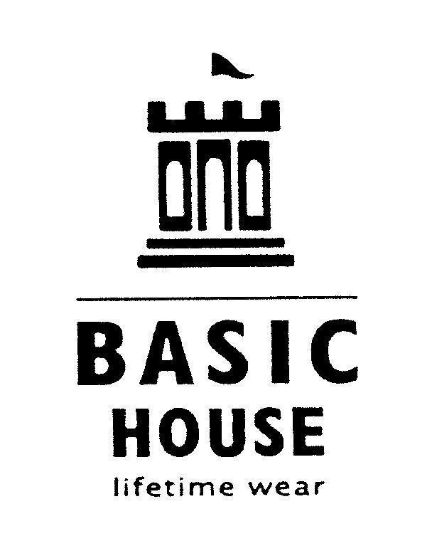 Mẫu nhãn hiệu BASIC HOUSE lifetime wear