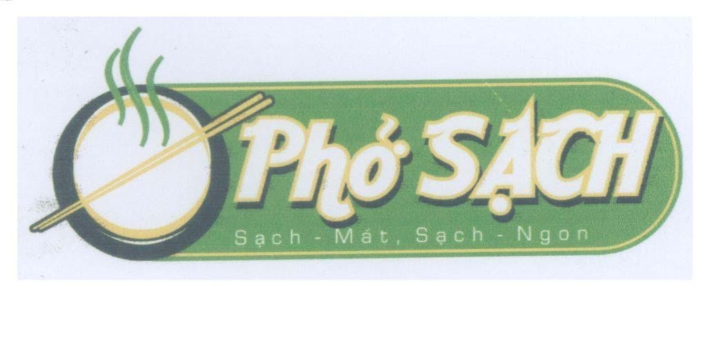 Mẫu nhãn hiệu Phở Sạch Sạch - Mát, Sạch - Ngon