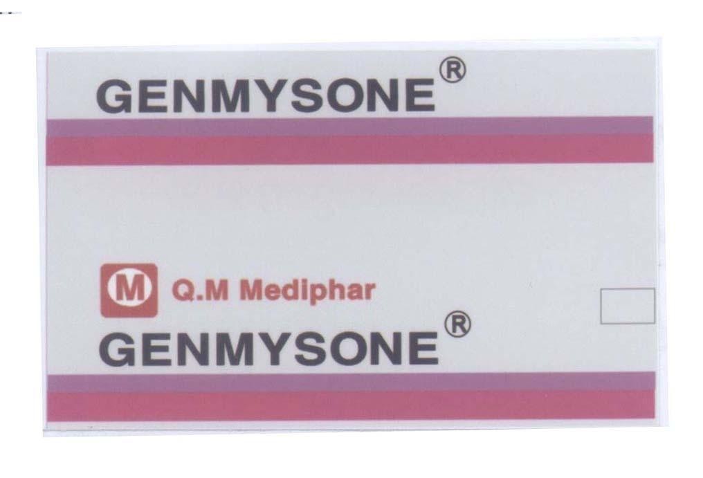 Mẫu nhãn hiệu GENMYSONE M Q.M Mediphar