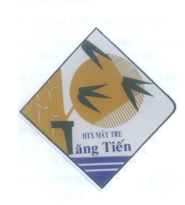 Mẫu nhãn hiệu Tăng Tiến HTX Mây Tre