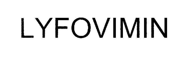 Mẫu nhãn hiệu LYFOVIMIN