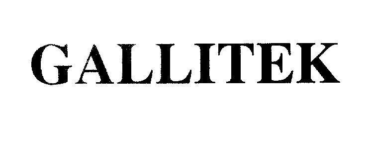 Mẫu nhãn hiệu GALLITEK