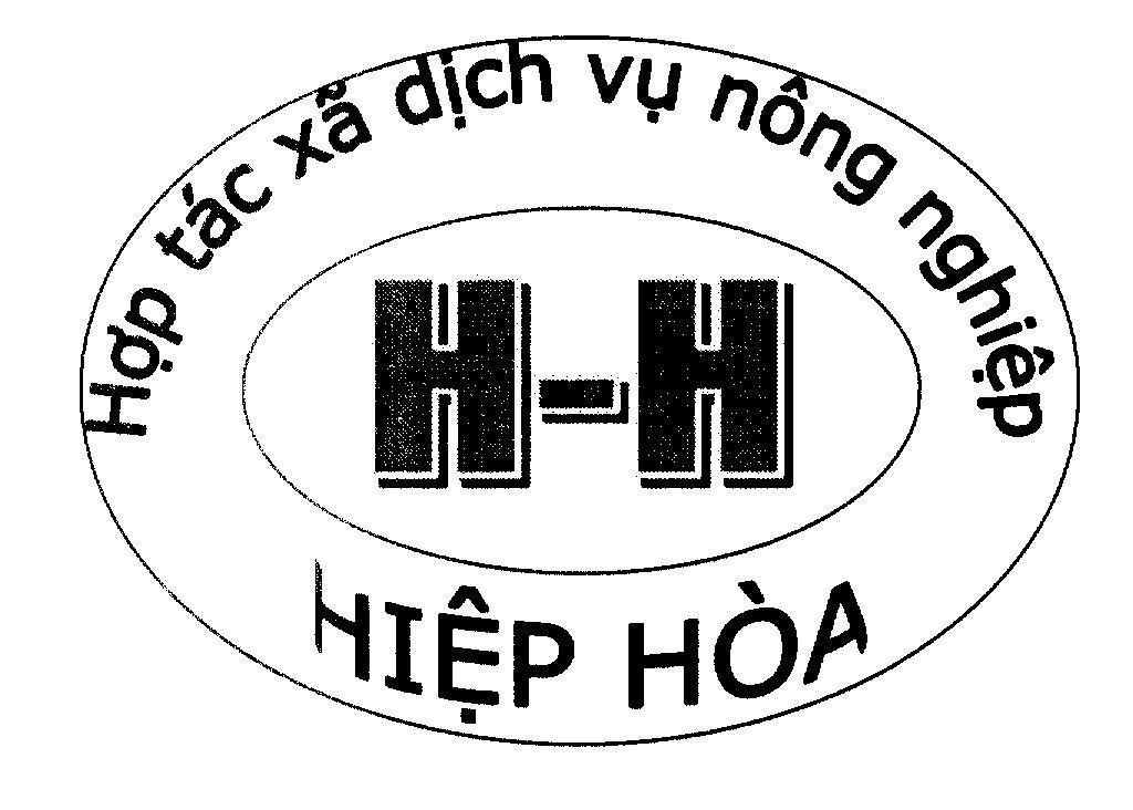 Mẫu nhãn hiệu H-H Hợp tác xã dịch vụ nông nghiệp Hiệp Hoà