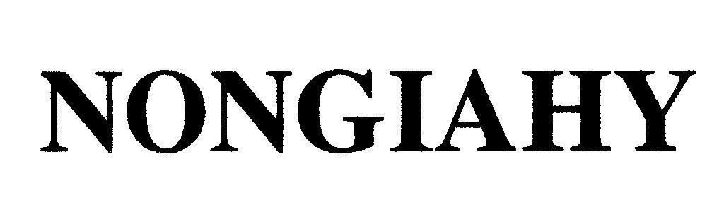 Mẫu nhãn hiệu NONGIAHY