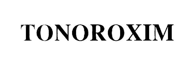 Mẫu nhãn hiệu TONOROXIM