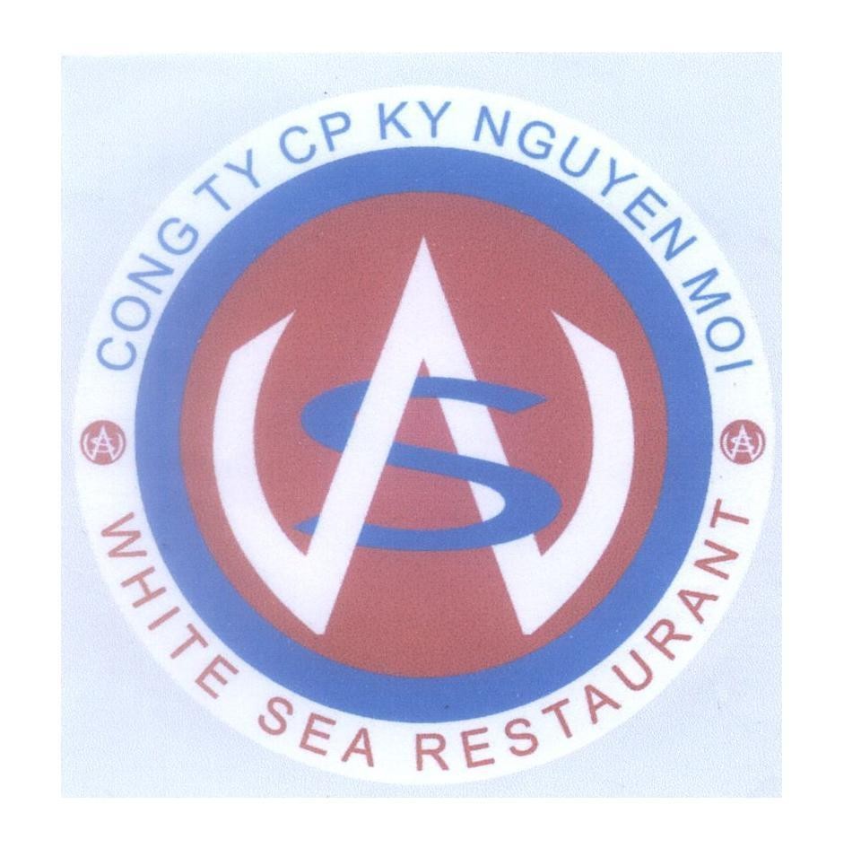 Mẫu nhãn hiệu WS CONG TY CP KY NGUYEN MOI WHITE SEA RESTAURANT