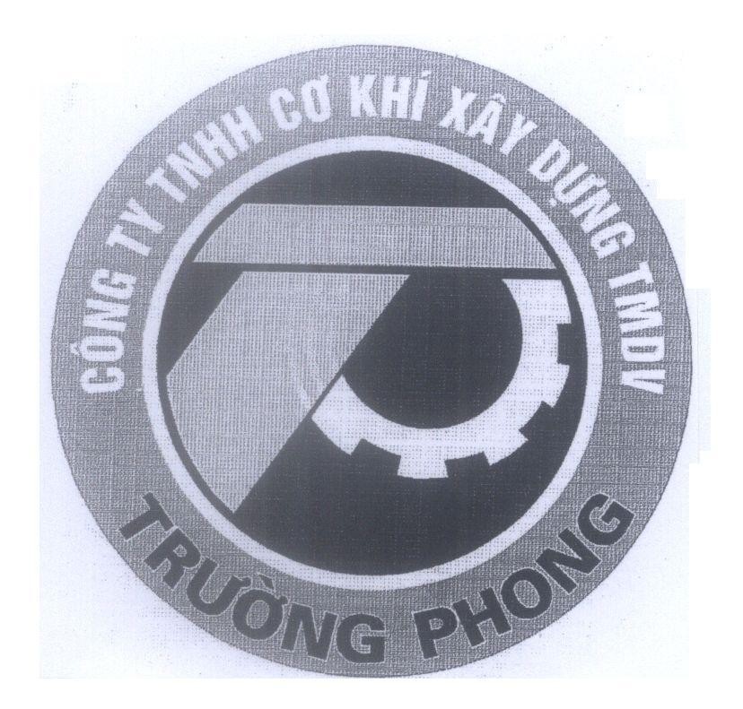 Mẫu nhãn hiệu Công Ty TNHH Cơ Khí Xây Dựng TMDV Trường Phong T P