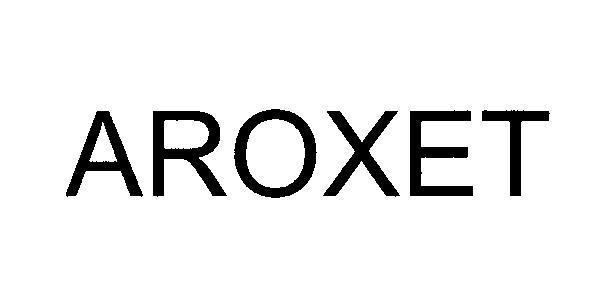 Mẫu nhãn hiệu AROXET