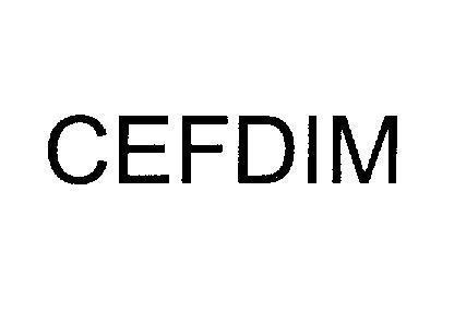 Mẫu nhãn hiệu CEFDIM