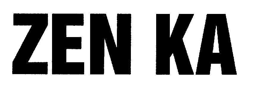 Mẫu nhãn hiệu ZEN KA
