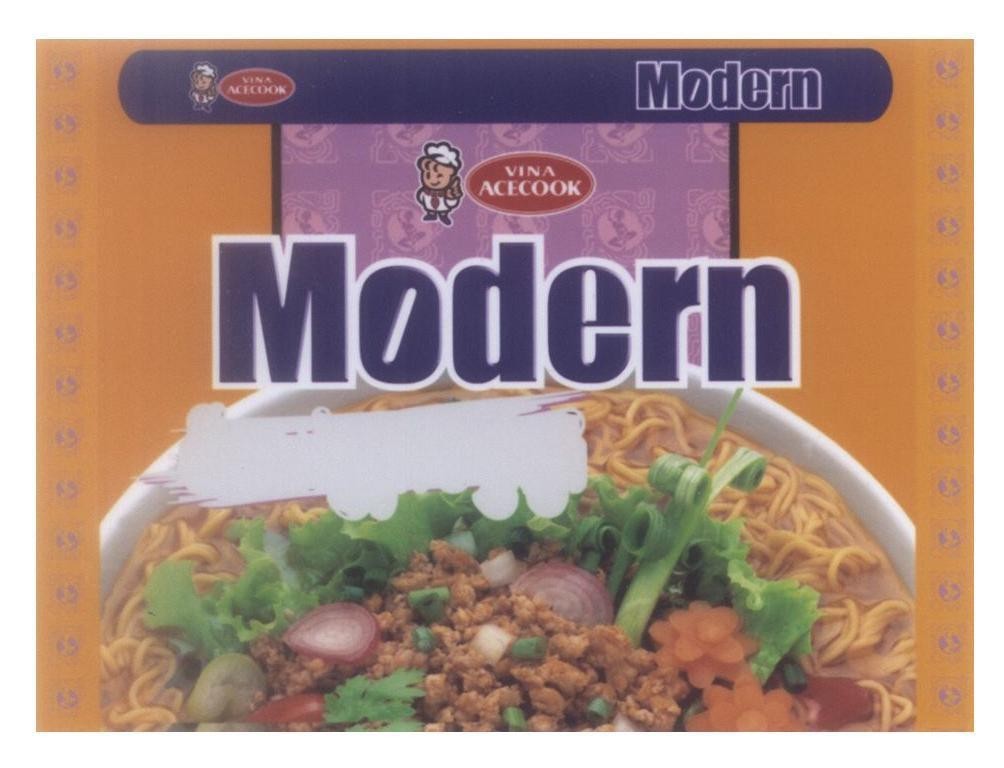 Mẫu nhãn hiệu Modern VINA ACECOOK