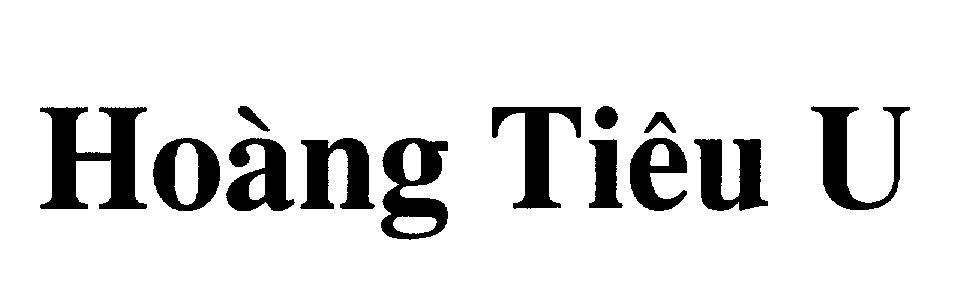 Mẫu nhãn hiệu Hoàng Tiêu U