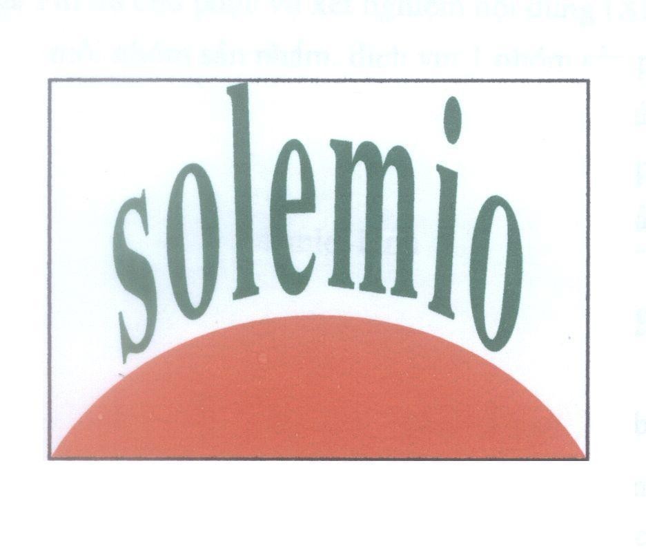 Mẫu nhãn hiệu solemio