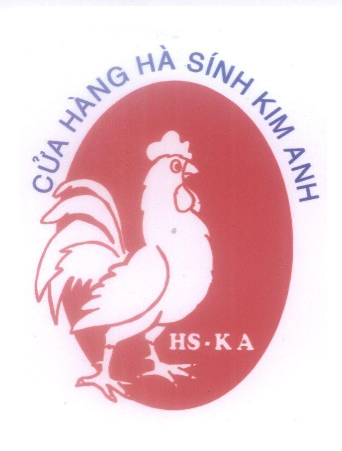 Mẫu nhãn hiệu HS - KA Cửa Hàng Hà Sính Kim Anh