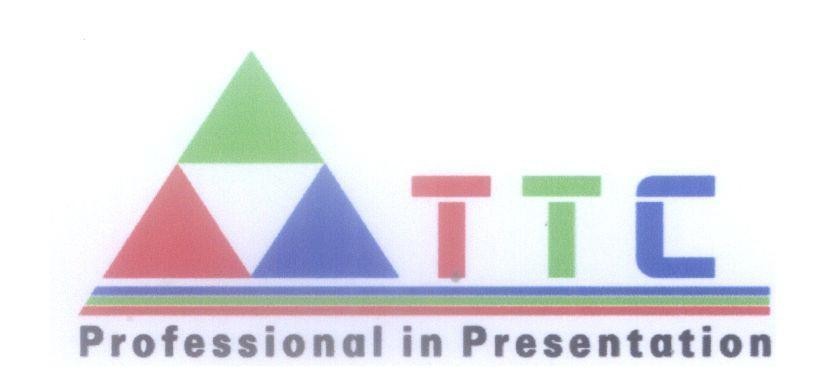 Mẫu nhãn hiệu T T C Professional in Presentation