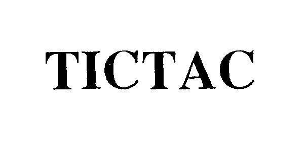 Mẫu nhãn hiệu TICTAC