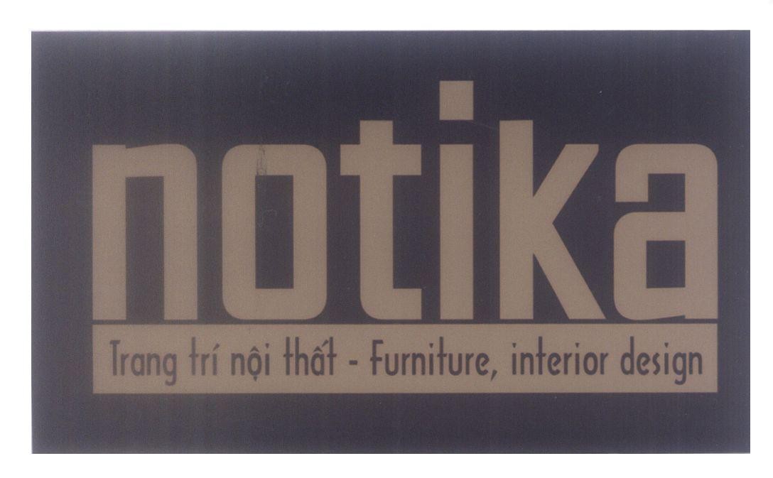 Mẫu nhãn hiệu Notika Trang trí nội thất - Furniture, interior design