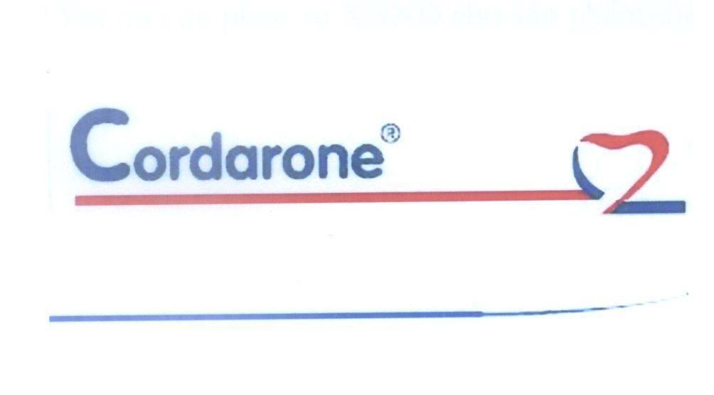 Mẫu nhãn hiệu Cordarone