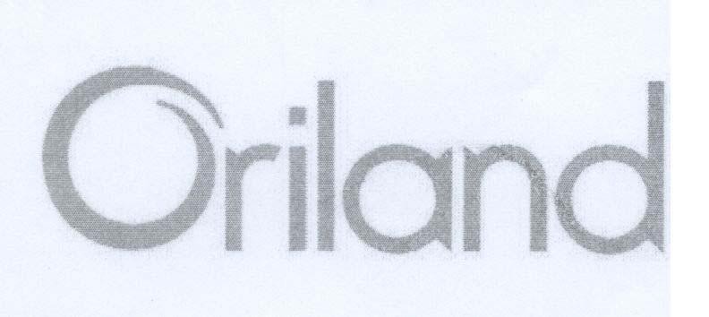 Mẫu nhãn hiệu Oriland