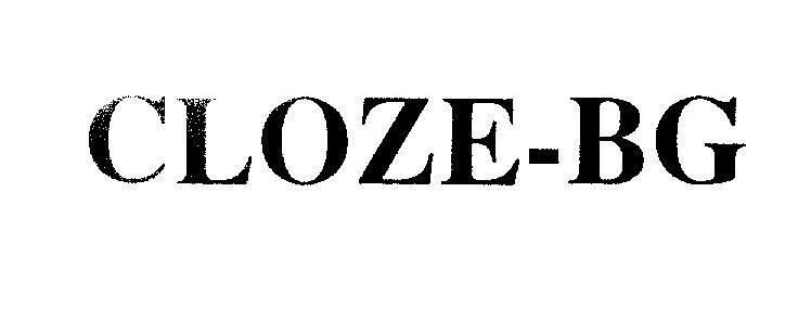Mẫu nhãn hiệu CLOZE-BG