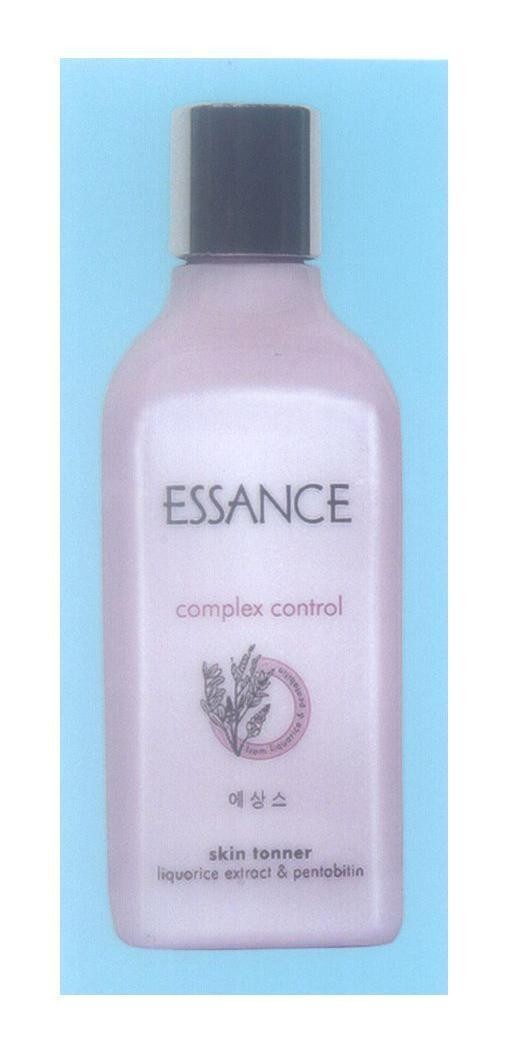 Mẫu nhãn hiệu ESSANCE complex control from liquorice & pentabitin skin tonner liquorice extract & pentabitin