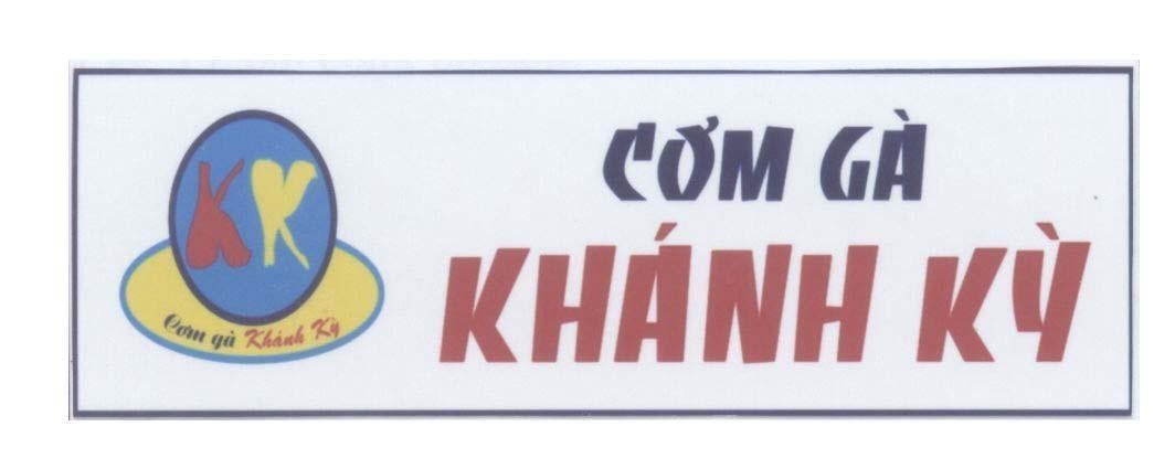 Mẫu nhãn hiệu KK Cơm gà Khánh Kỳ