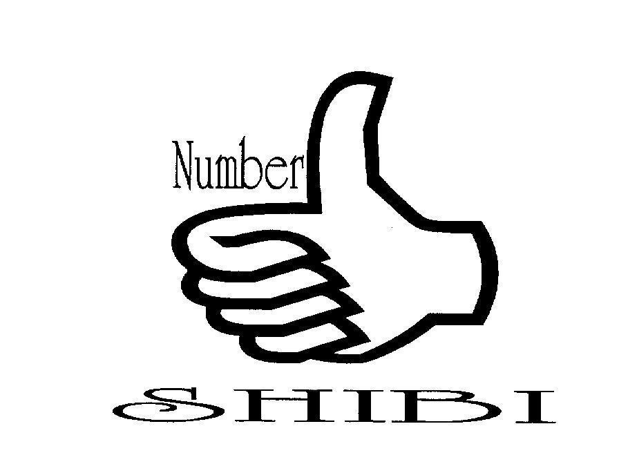 Mẫu nhãn hiệu Number SHIBI
