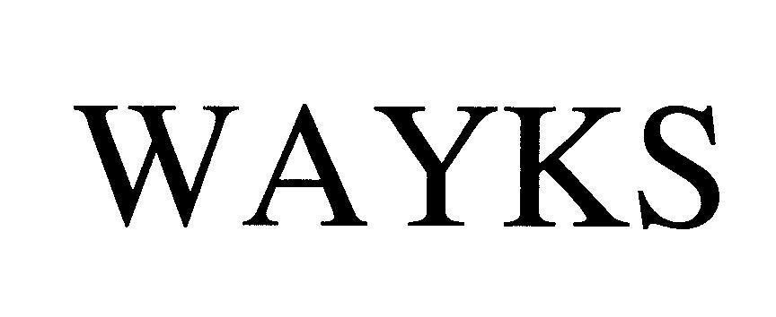 Mẫu nhãn hiệu WAYKS