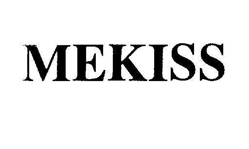 Mẫu nhãn hiệu MEKISS