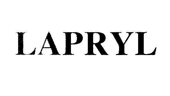 Mẫu nhãn hiệu LAPRYL