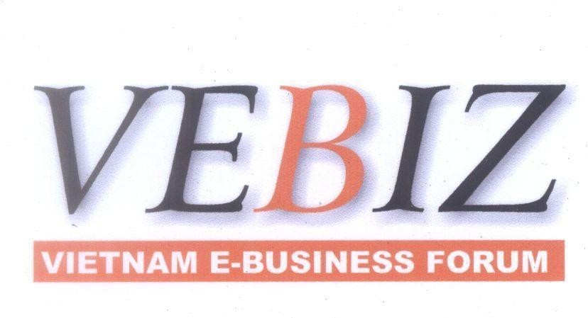 Mẫu nhãn hiệu VEBIZ VIETNAM E-BUSINESS FORUM
